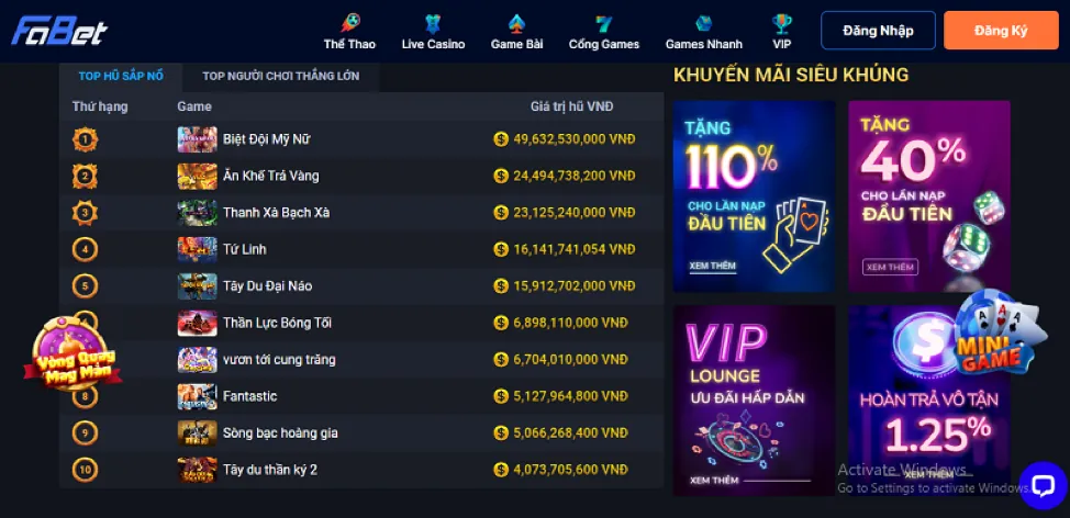 Giới thiệu trò chơi casino mới